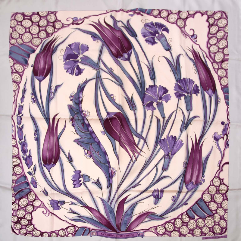 acheter en ligne pour le meilleur prix Hermès Carré Silk Scarf 'Céramique Ottomane'