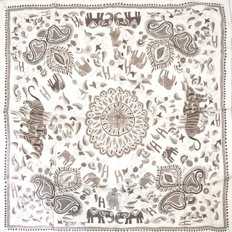 Beautiful Hermès silk scarf on labellov.com
