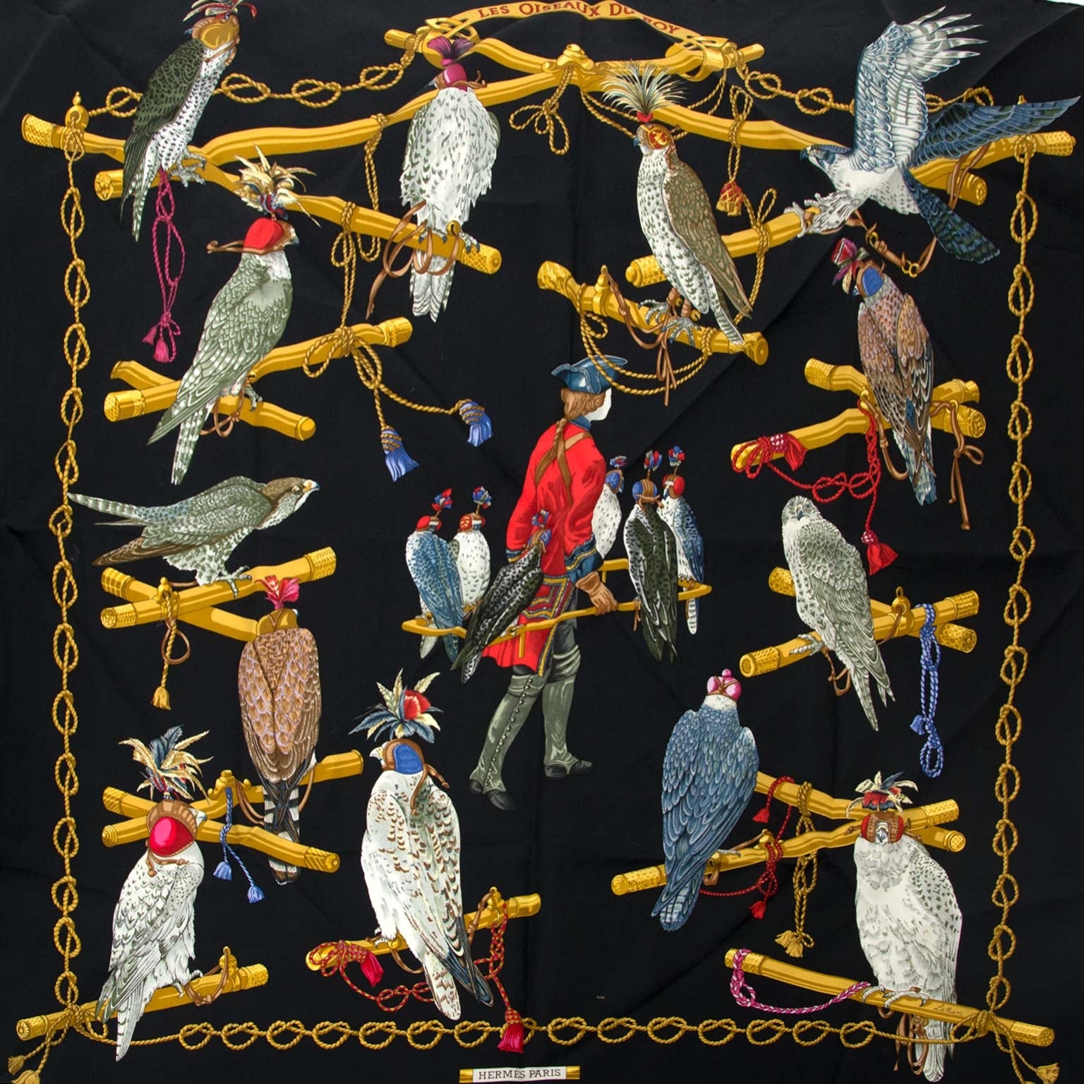 Hermès Carré Silk Scarf ' Les Oiseaux Du Roy' – Labellov
