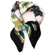 Hermes Carré 'Per Astra ad Astra' Scarf Black