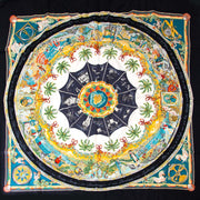 Hermes Carré 'Per Astra ad Astra' Scarf Black online at the best price