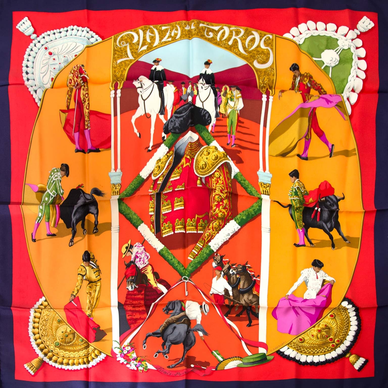 Hermes Carré Plaza de Toros Scarf online at the best price