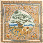Hermès Silk Scarf Sous Le Cèdre for sale online at Labellov secondhand luxury
