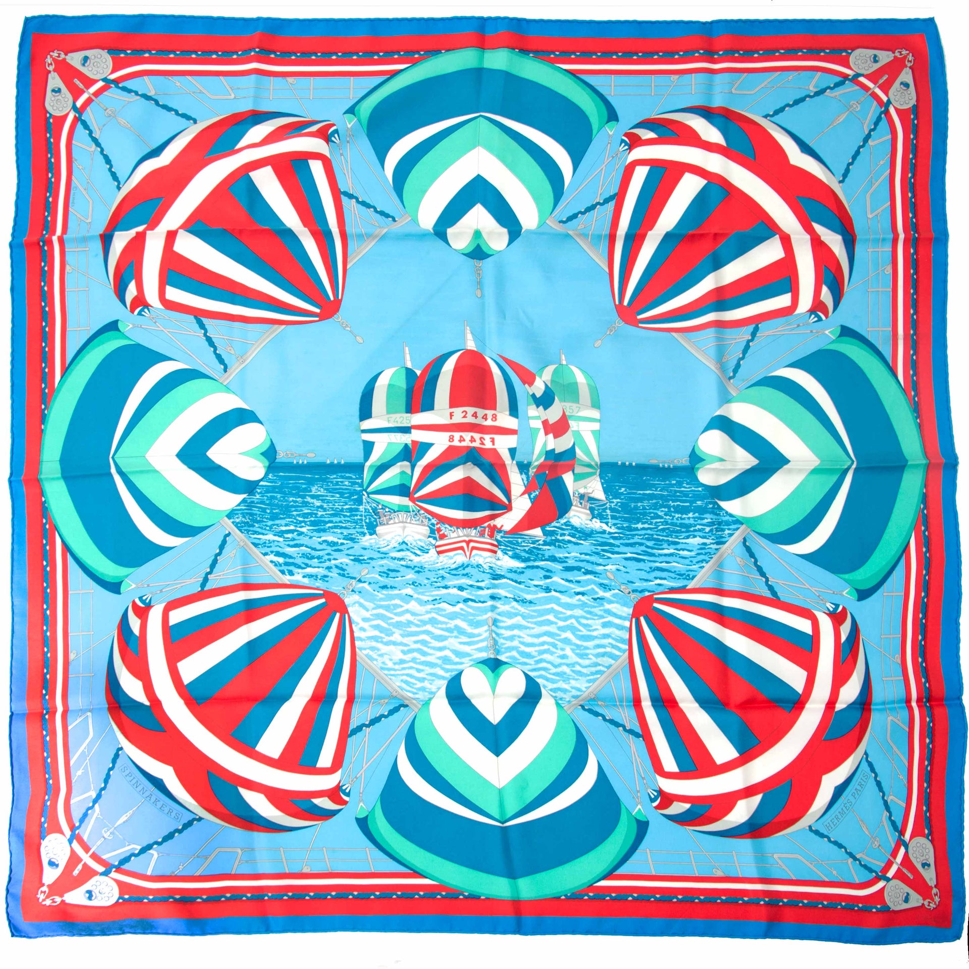 Hermès carré Spinnakers by Julie Abadie