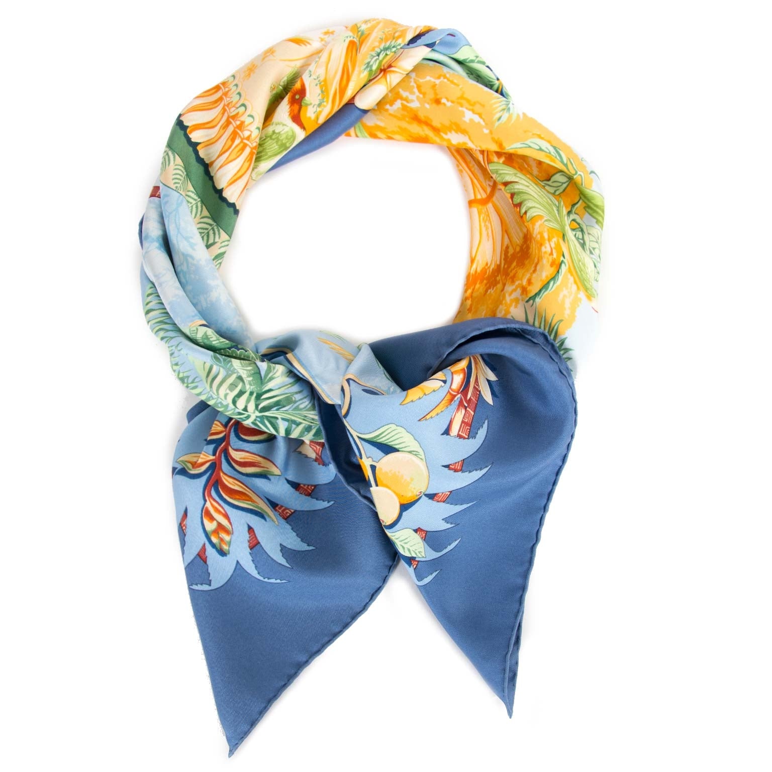 hermes carre aloha scarf at labellov vintage fashion webshop belgium
