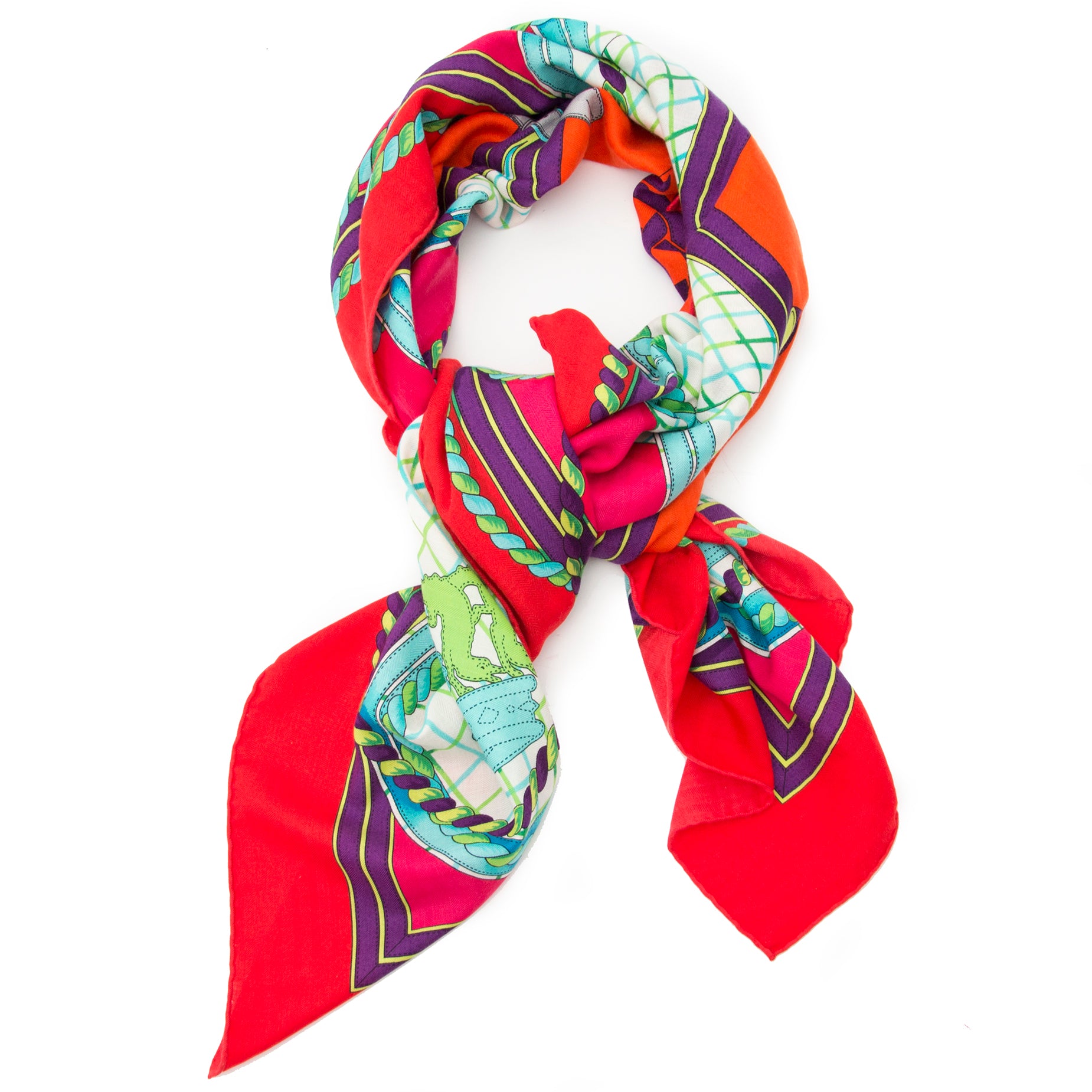 Hermès Cashmere Stole 'Grande Tenue' for sale online for the best price at Labellov