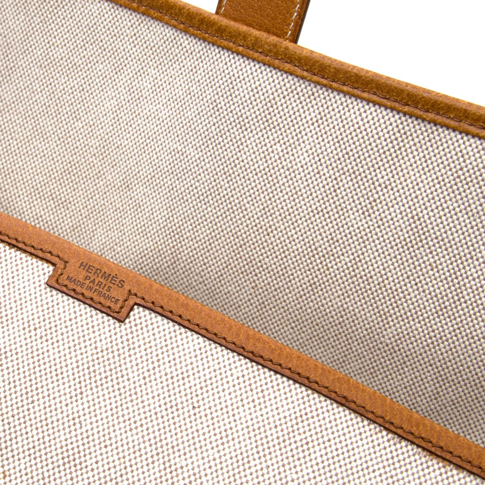 Buy Hermès canvas envelope jige clutch for the best price 100% authentic