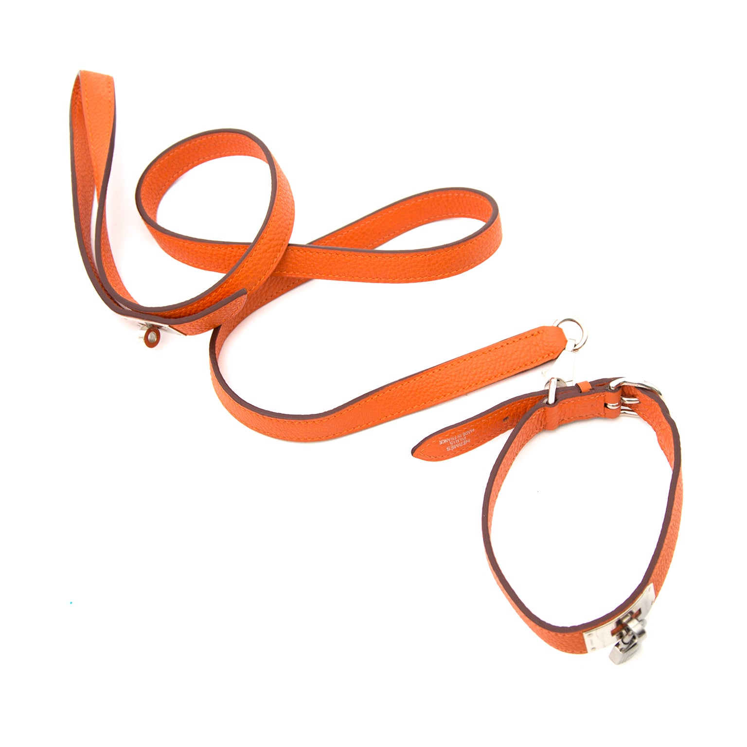 Achetez Hermès Orange Dog Leash en ligne chez Labellov.com