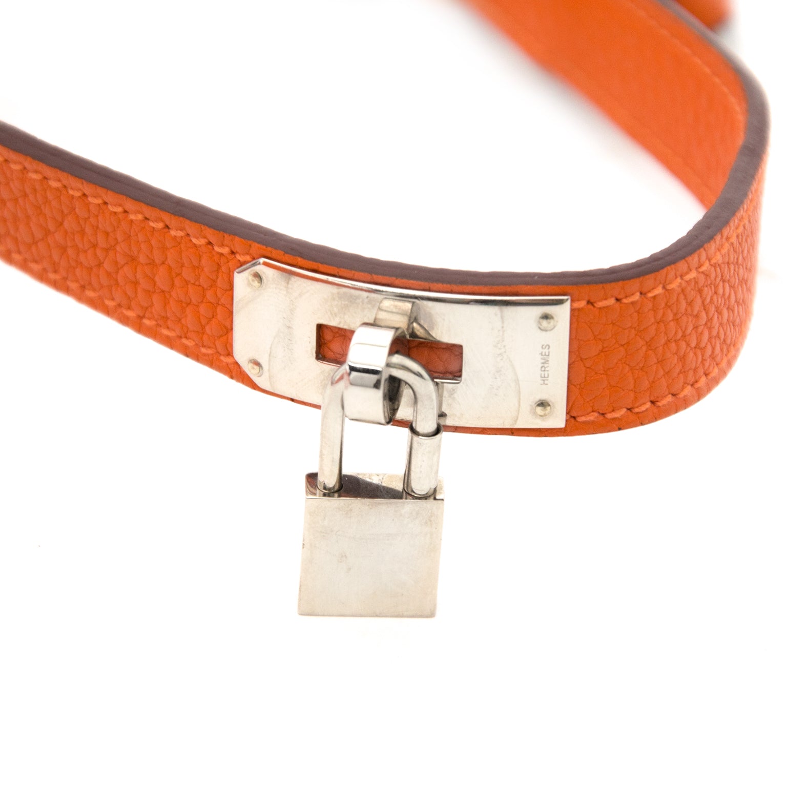 Bent u opzoek naar een Hermès Orange Dog Les?