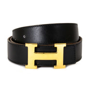 Hermès Reversible Constance Black/Brown H Belt - Size 85 now for sale at labellov vintage fashion webshop belgium