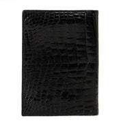 Hermès Black Vintage Crocodille Passport Holder labellov vintage fashion webshop belgium