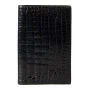 Hermès Black Vintage Crocodille Passport Holder labellov vintage fashion webshop belgium