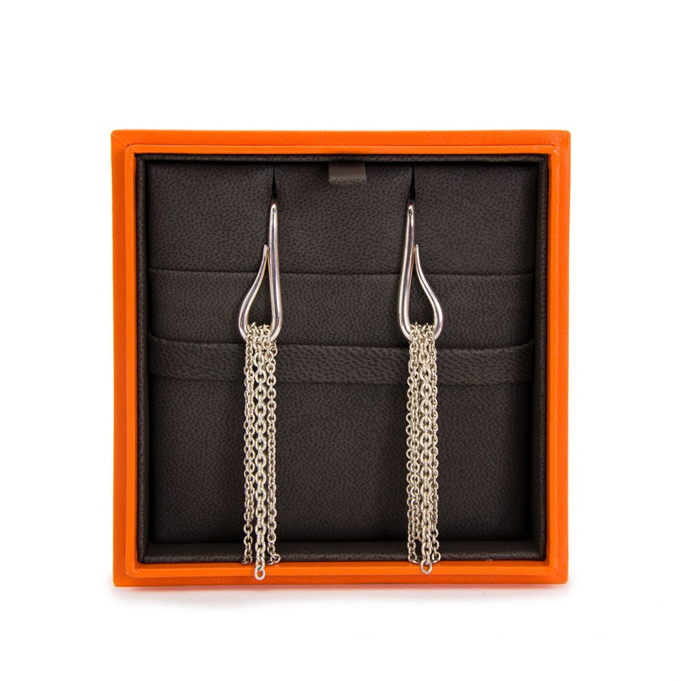koop veilig online tweedehands Hermes Licol Earings net als nieuw