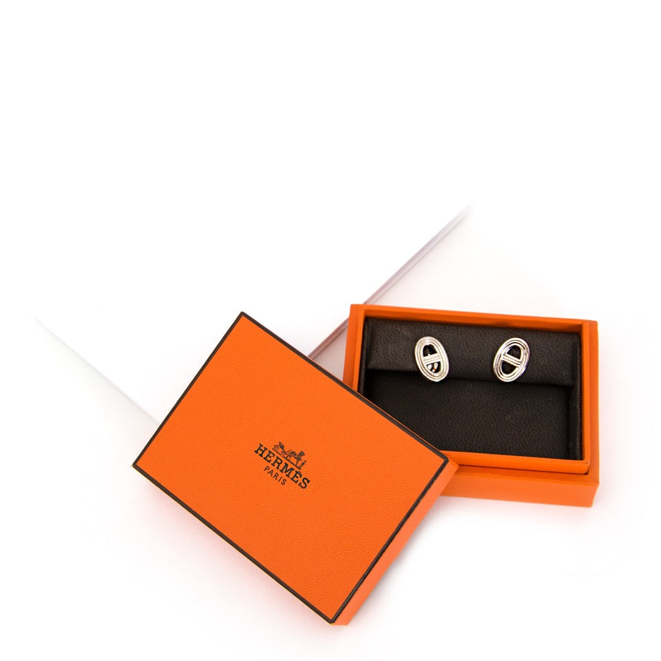 Hermes Chain d'Ancre Earrings online at the best price like new