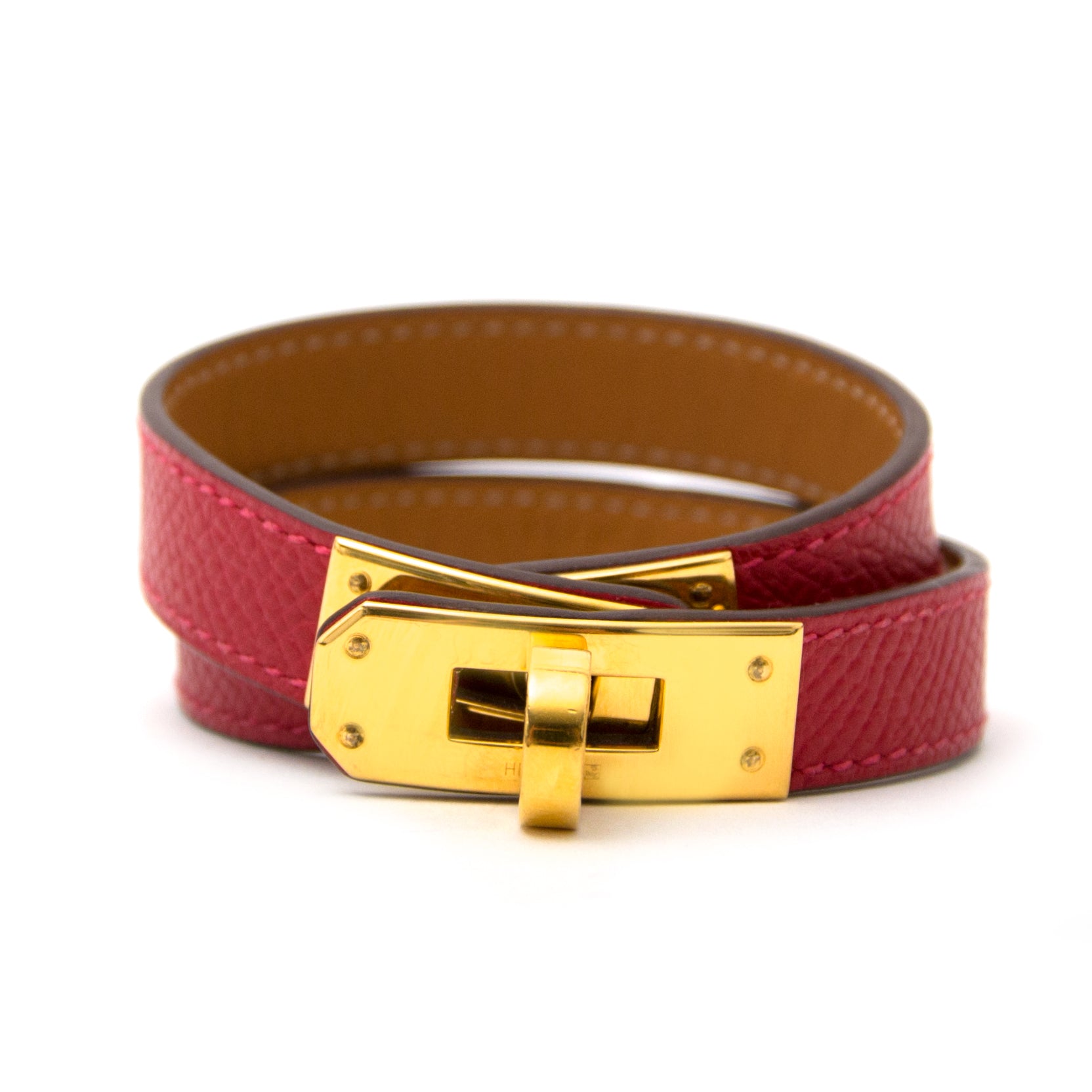 Acheter en ligne chez Labellov.com Hermès Kelly Double Tour Bracelet