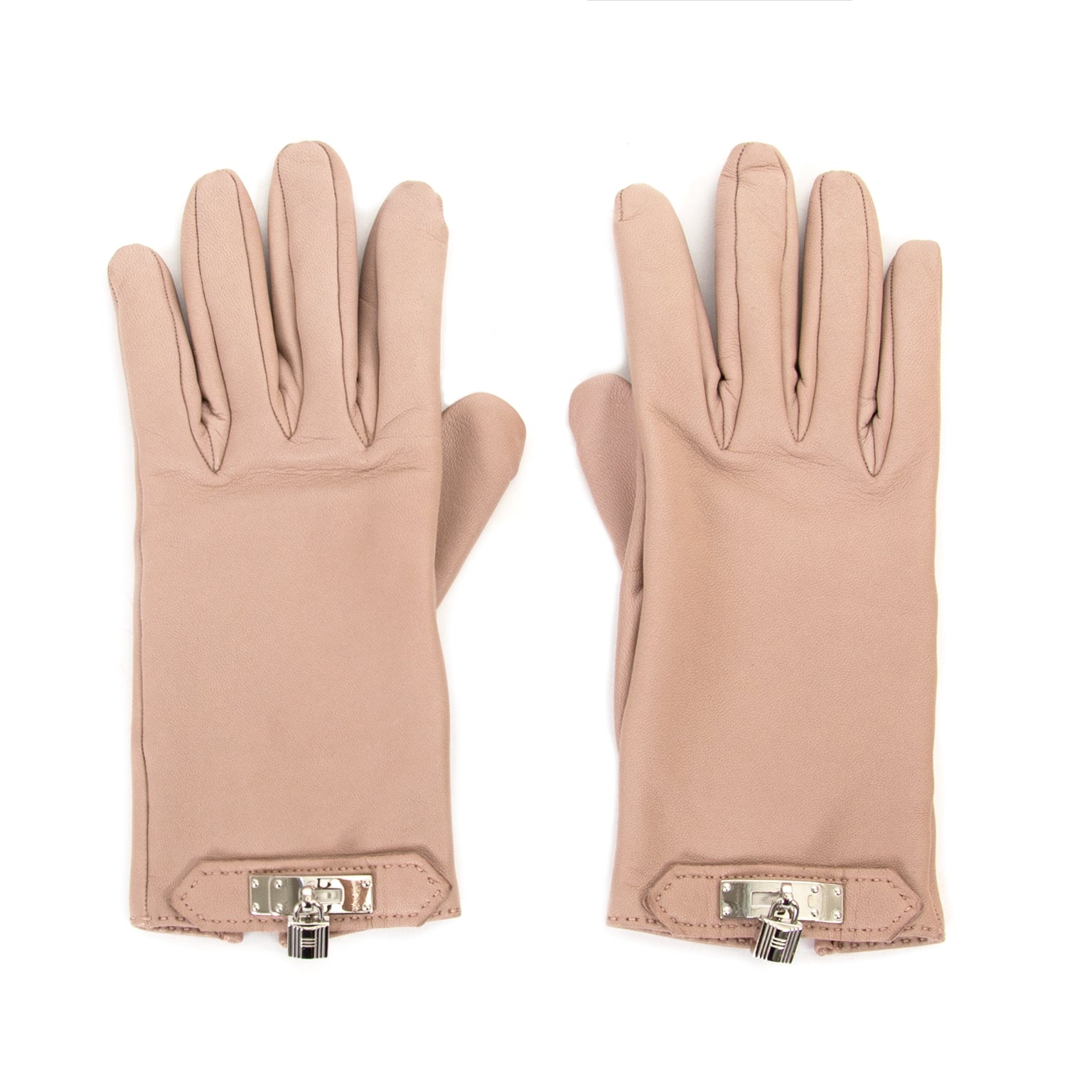 Hermès Rose Soya Gloves Hermès Rose Soya Gloves