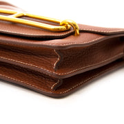shop your designer luxury Hermes Roulis Clemence Taurillon Shoulderbag at the best price