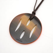 Hermès Buffalo Horn Cotton string Necklace acheter en ligne pour la meilleue prix