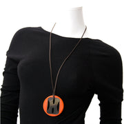 Buy safe and secure online at labellov.com acheter en ligne comme neuf Hermès Buffalo Horn Cotton string Necklace. shop safe online perfect condition Hermès Buffalo Horn Cotton string Necklace webshop labellov.com koop online aan de beste prijs Hermès Buf