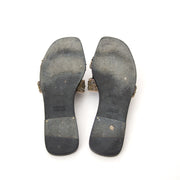 shop safe online aan de beste prijs Hermes Oran Crystal Sandals