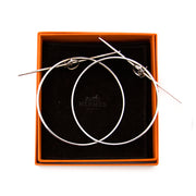 Acheter secur en ligne votre boucles d'oreilles Hermes Loop en argent pour le meilleur prix