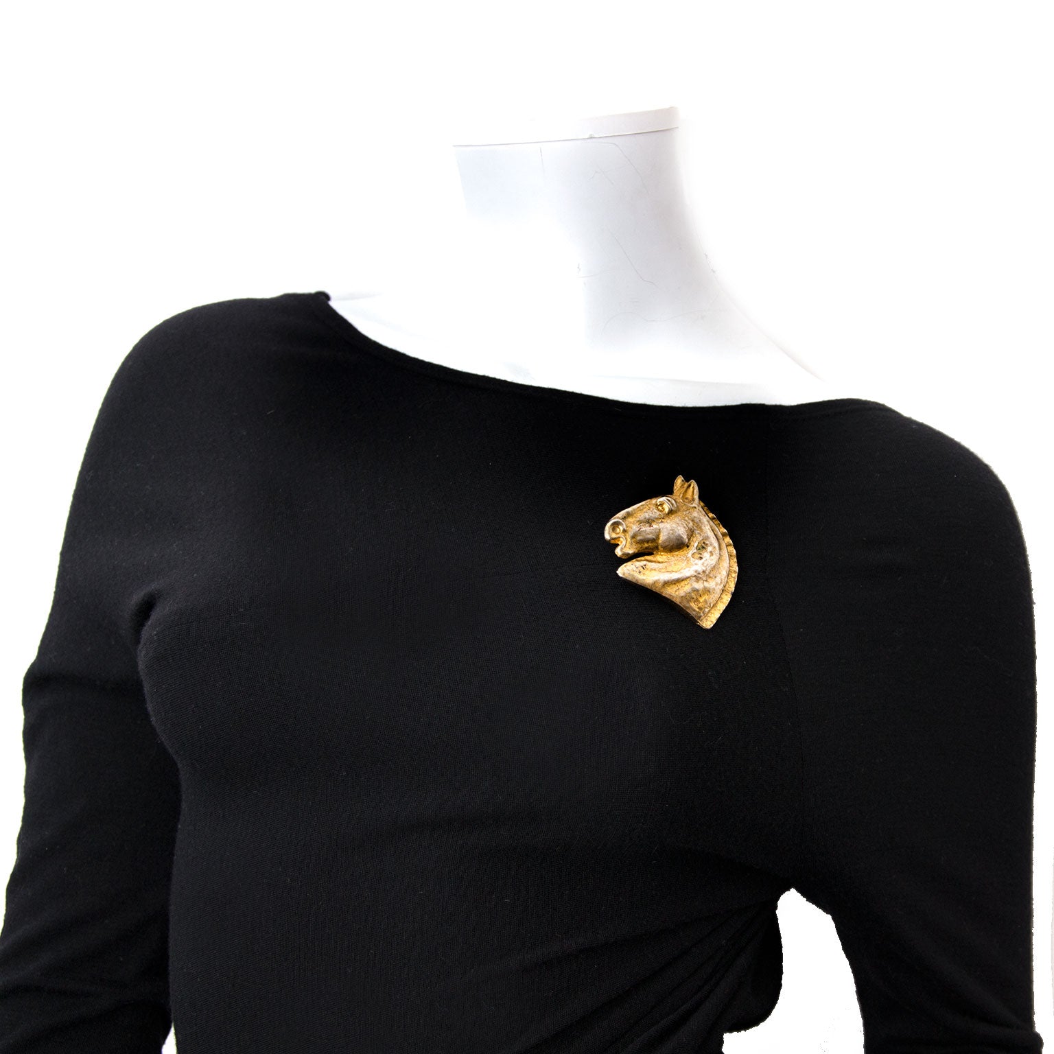hermès cheval horsehead brooch now online at labellov.com for the best price