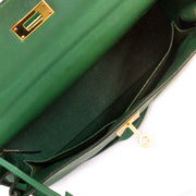 Hermès Kelly 28 Vert Bengal Courchevel GHW