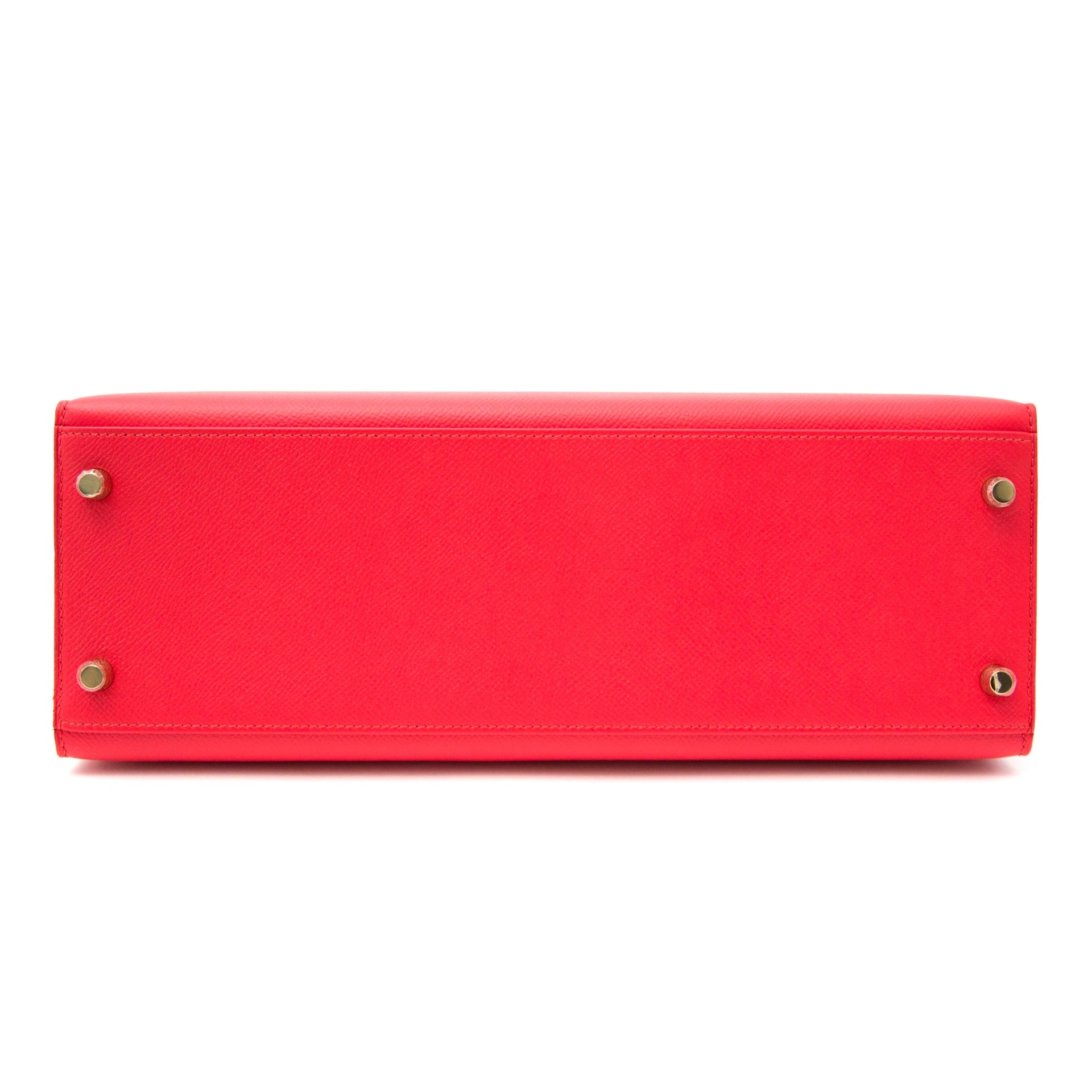 *NEVER USED* Hermès Kelly 32 Epsom Rouge Tomate