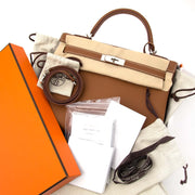 skip the waitinglist and get your Hermès kelly 32 togo gold phw right now 100% authentic on labellov.com