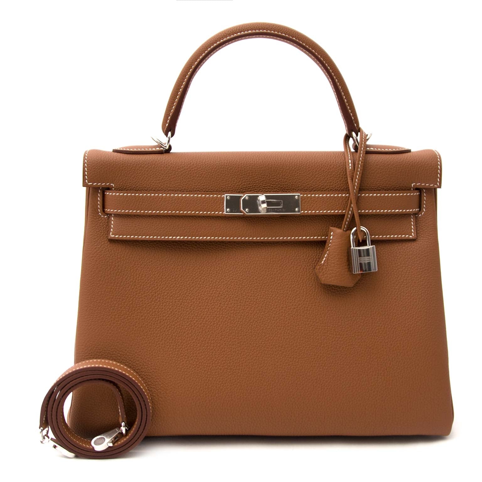 Hermès kelly 32 togo gold phw now online at labellov.com 100% authentic
