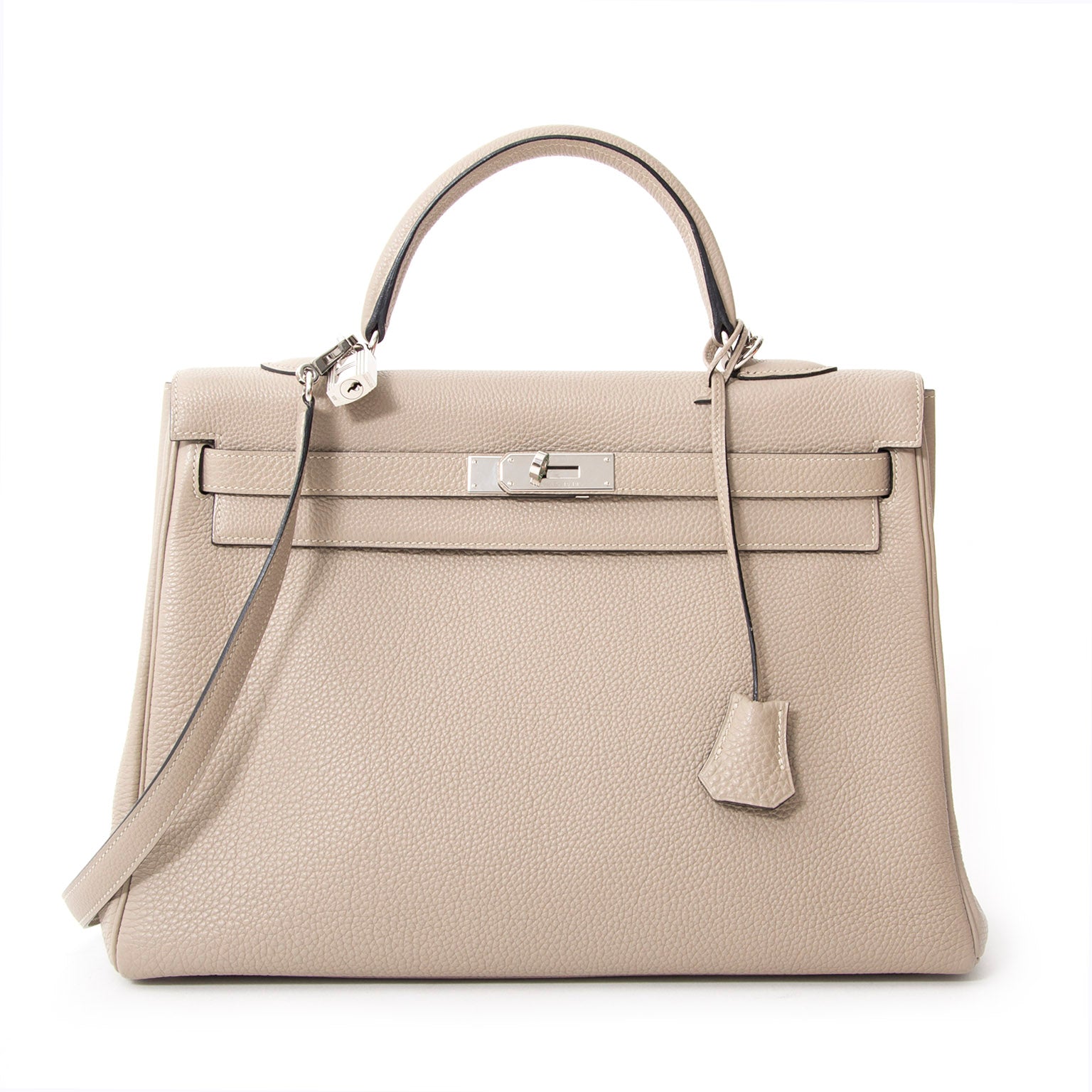 buy safe online secondhand designer Hermes Kelly Togo Gris Tourterelle 35 at the best price like new worldwide shipping