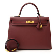 Hermès Kelly 35 Epsom Rouge ghw now online at labellov.com 100% authentic
