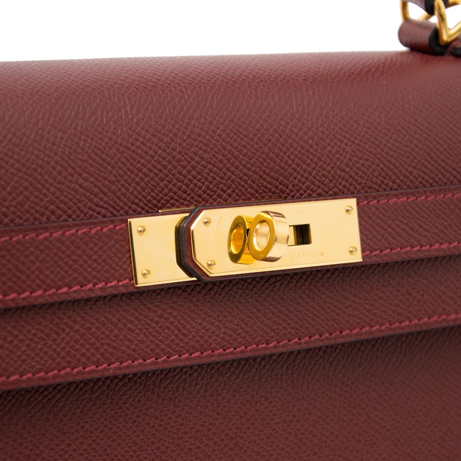 Hermès Kelly 35cm Epsom Rouge H GHW + Strap
