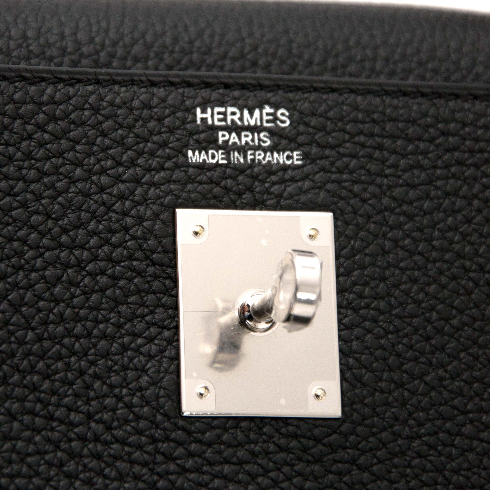 Hermès Kelly 35 II Retourné Togo Noir PHW