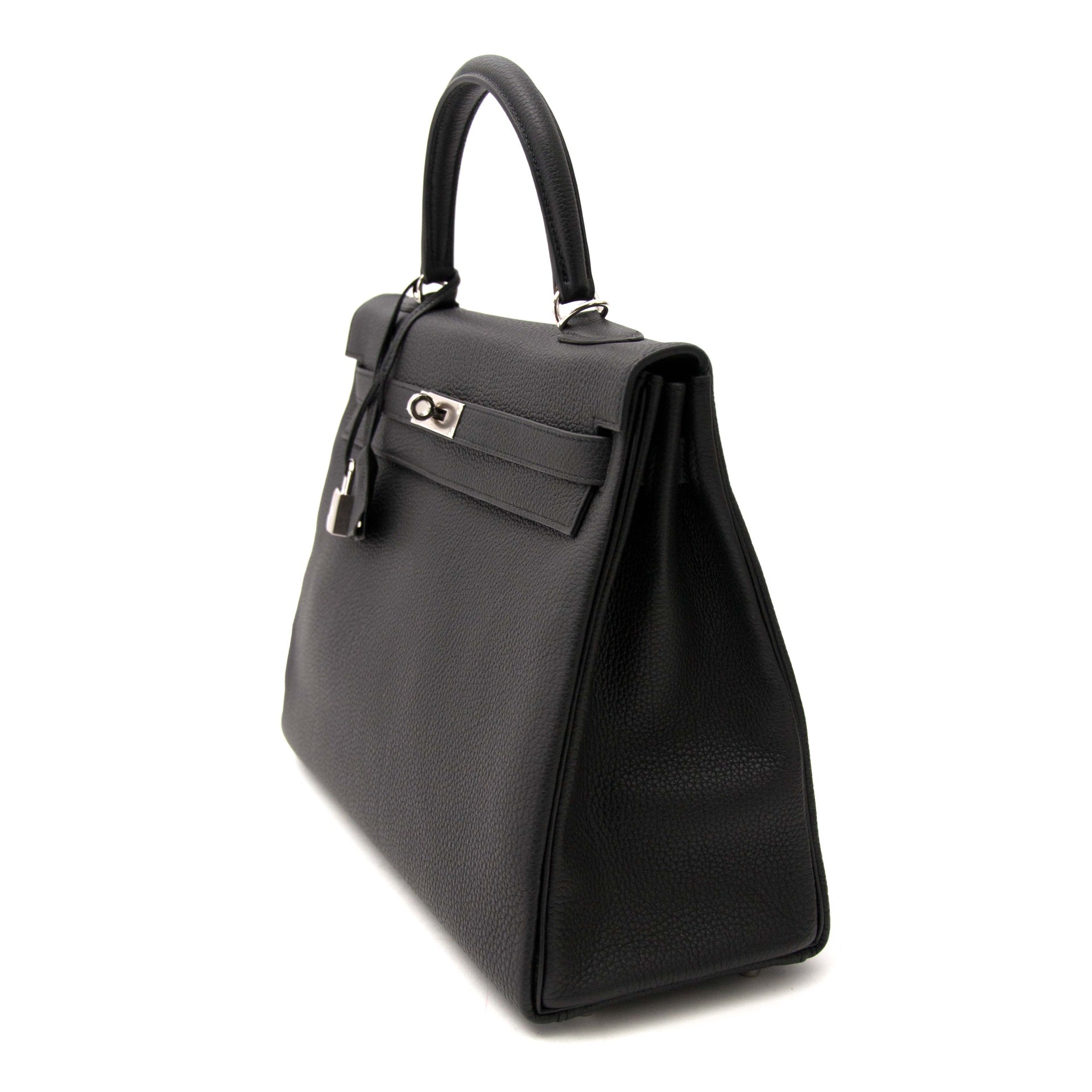 acheter en ligne chez labellov.com hermes kelly 35 noir togo phw