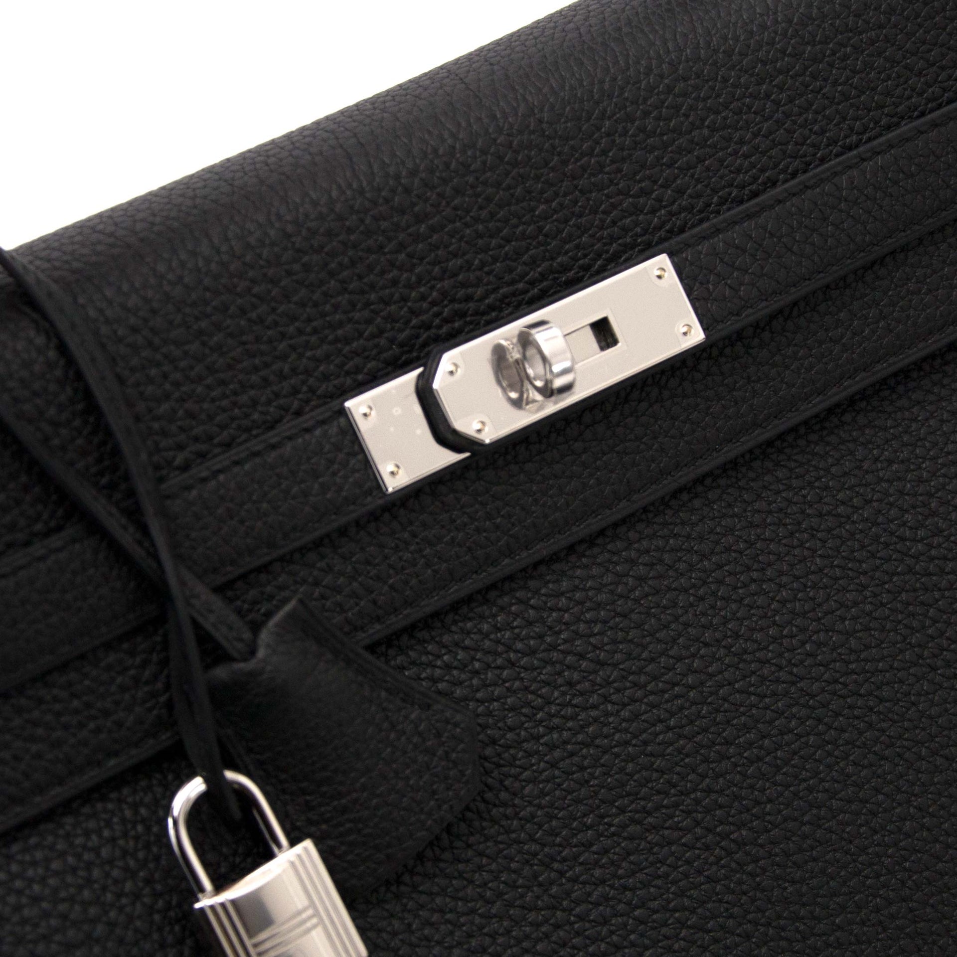 Hermès Kelly 35 II Retourné Togo Noir PHW