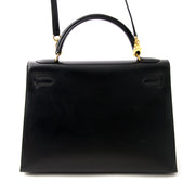 Buy safe and secure online at labellov.com for the best price. Hermes Kelly 32 Black Box Calf now online for the best price