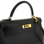 Acheter en ligne pour le meilleur prix chez labellov.com Hermes Kelly Bag 32 cm Black Box Calf