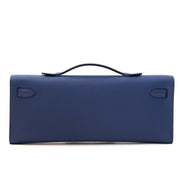 Hermès Kelly Cut Veau Swift Bleu Brighton