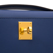 Hermès Kelly Cut Veau Swift Bleu Brighton