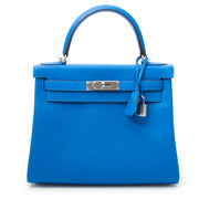 acheter en ligne comme neuf sac a main Brand New Hermes Kelly 28 Evercalf Hydra