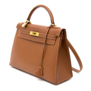 Buy your secondhand hermes kelly gold handbag online at labellov.com for the best price