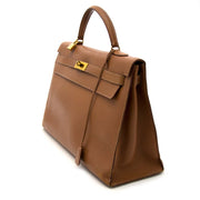 safe and secure shopping on labellov.com Hermes Kelly gold 40cm sellier cuir courchevel GHW