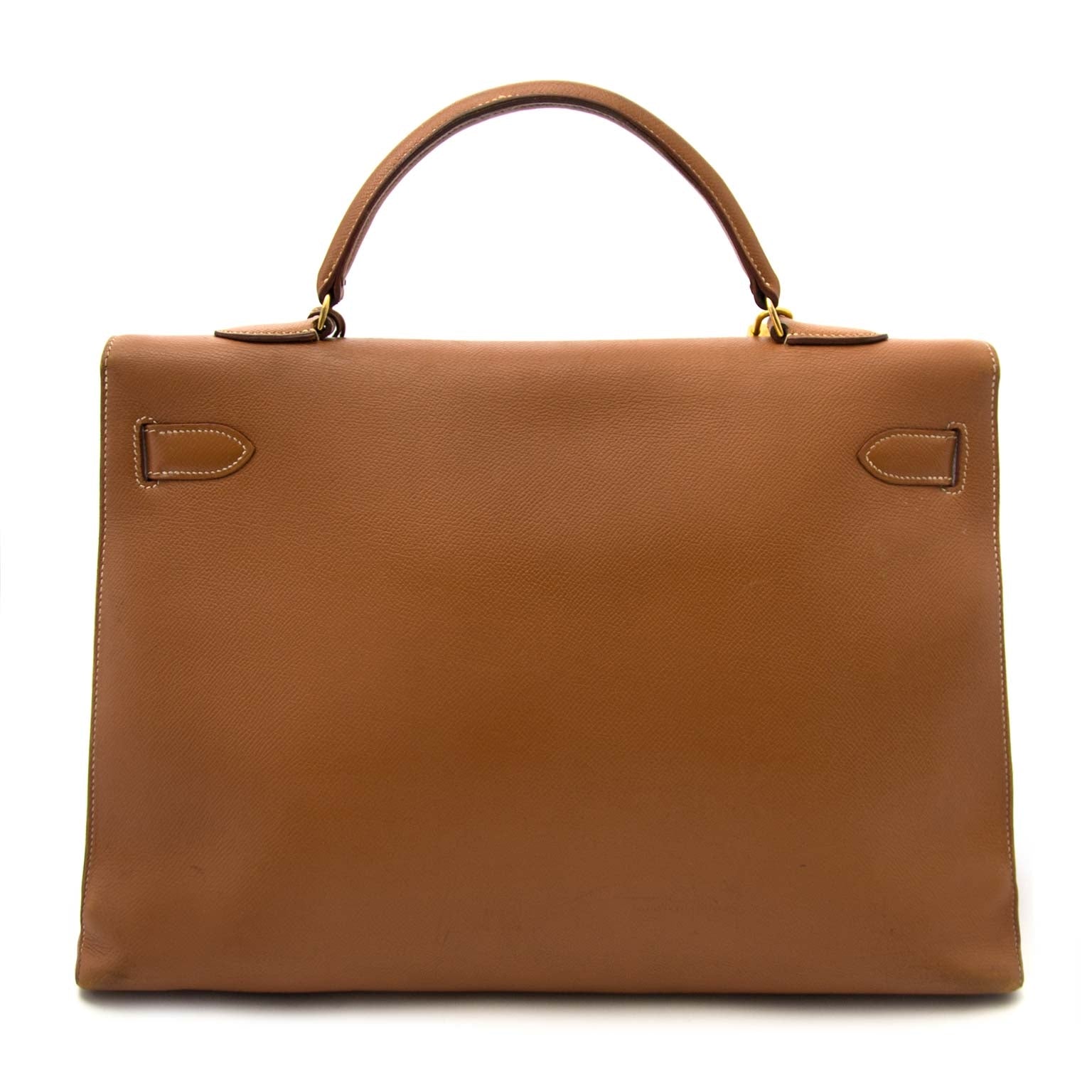 shop safe and secure online at labellov.com Hermes Kelly gold 40cm sellier cuir courchevel GHW
