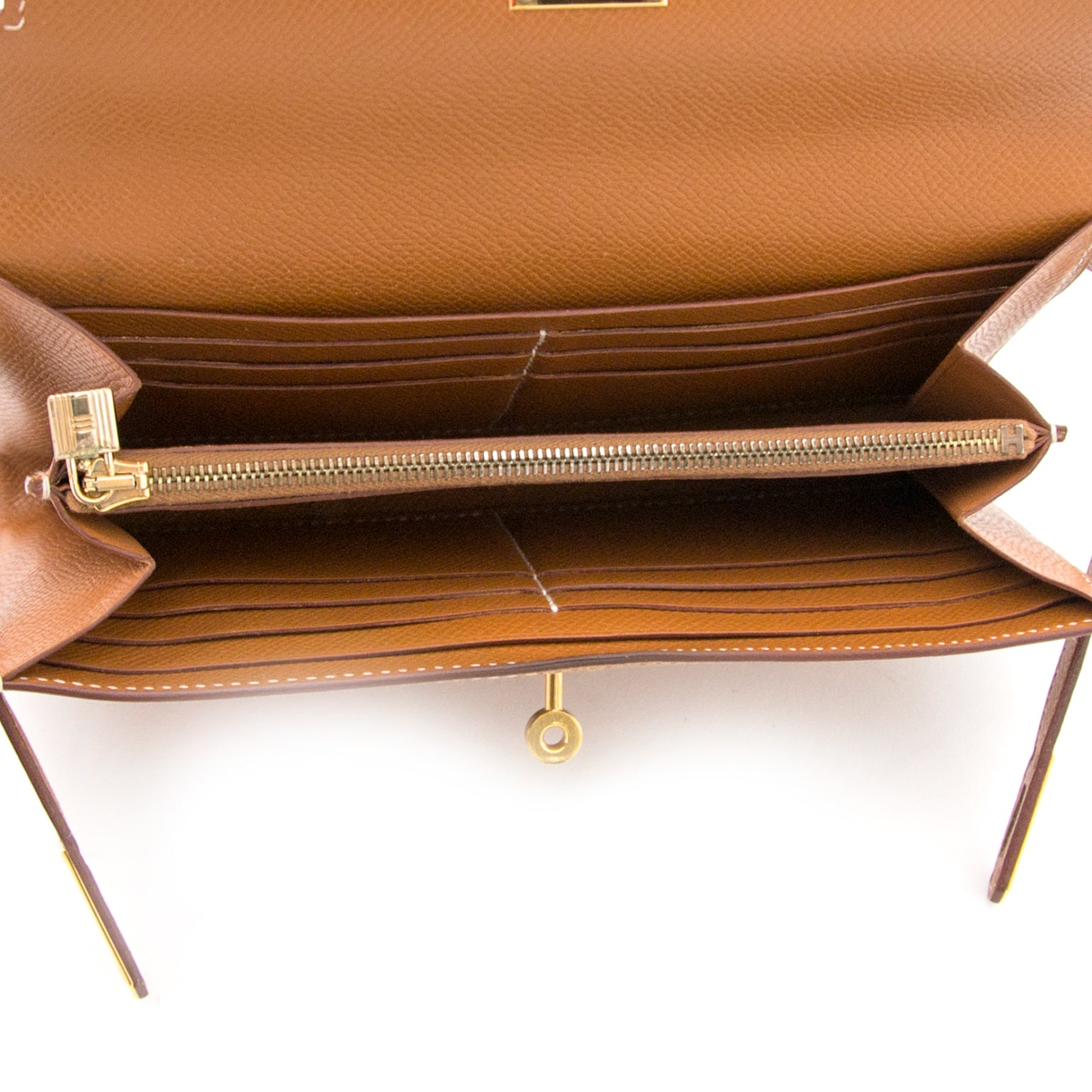 Hermès Gold Epsom Kelly Wallet