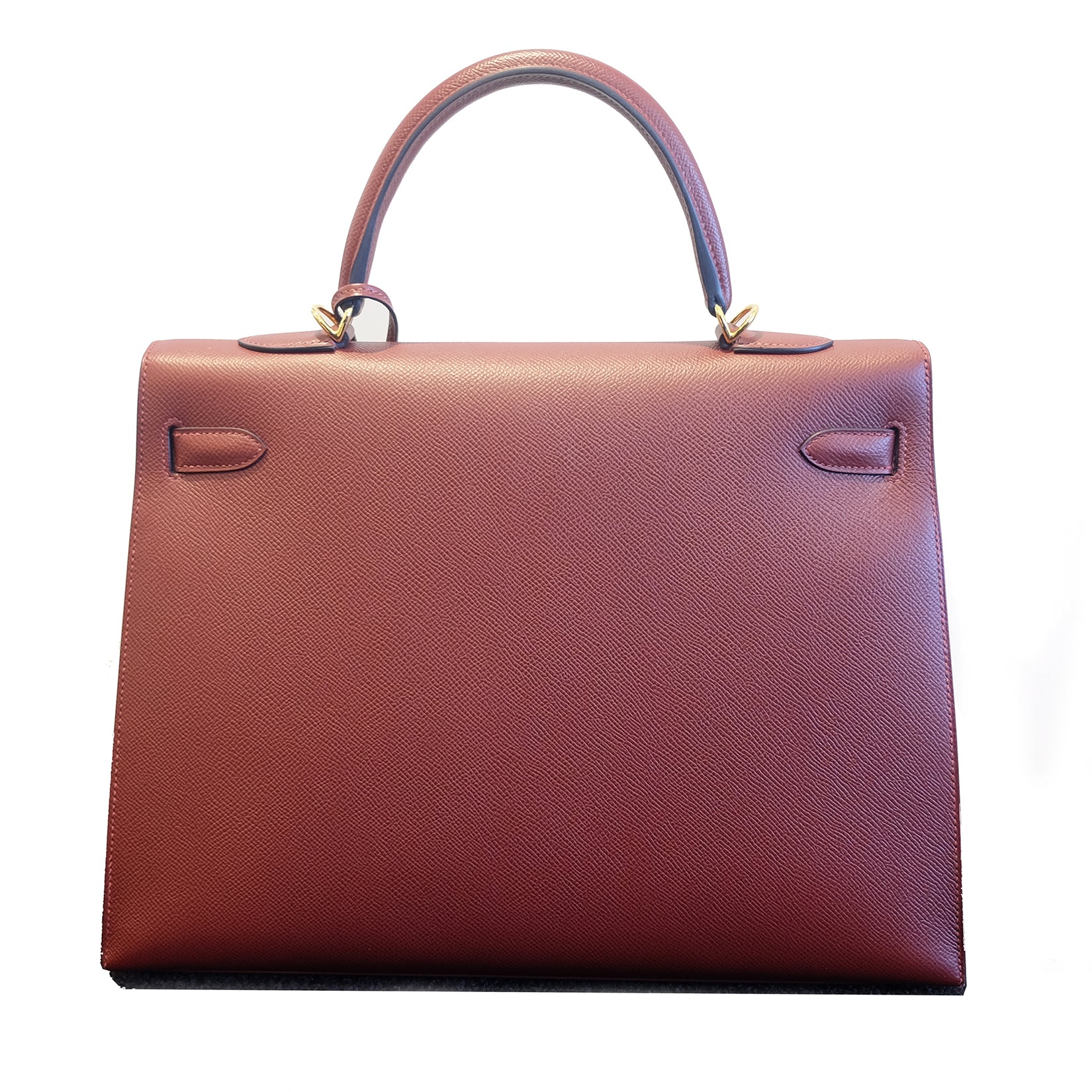Acheter secur en ligne votre sac BRAND NEW Hermès Kelly Sellier Contour 35 Epsom Rouge H GHW chez Labellov