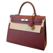 Are you looking for an authentic BRAND NEW Hermès Kelly Sellier Contour 35 Epsom Rouge H GHW?