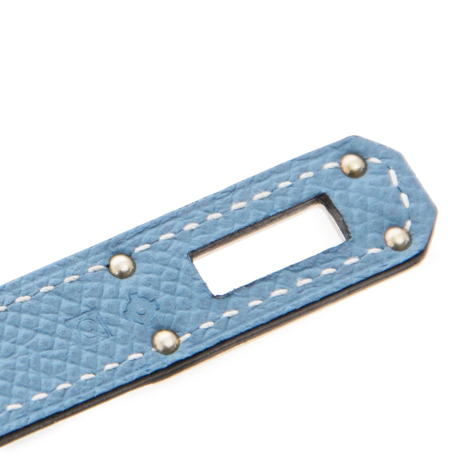 hermes kelly portefeuille blue jean veau empson seconde-à-main à vendre à labellov vintage webshop de mode belgique