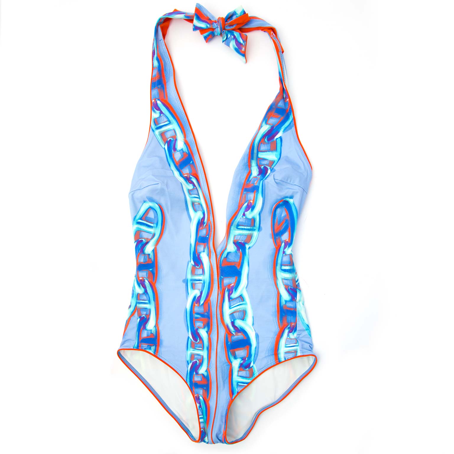 koop veilig online aan de beste prix Hermes Bathing Suit 'Ancre Sur Maillot' aan de beste prijs