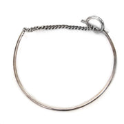 Hermès Croisette Silver Choker Necklace for sale online at Labellov